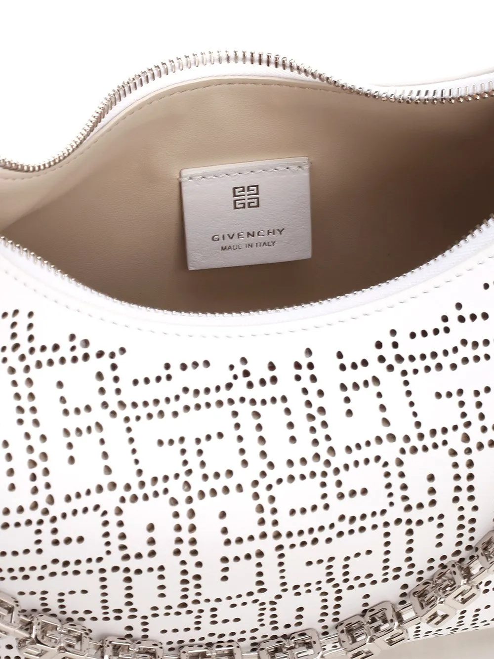 Givenchy4G Chained Moon Cut Small Hobo Bag