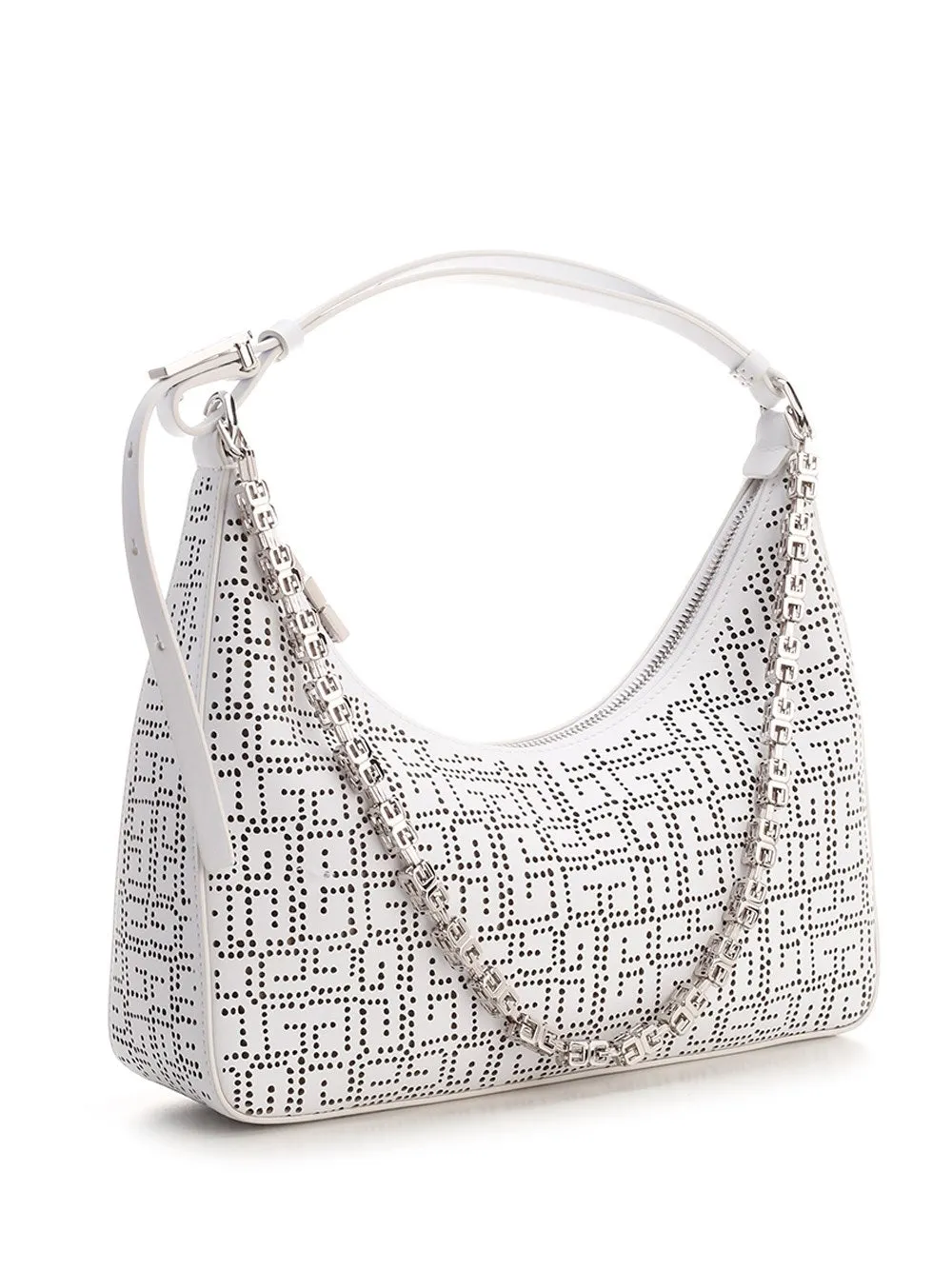 Givenchy4G Chained Moon Cut Small Hobo Bag
