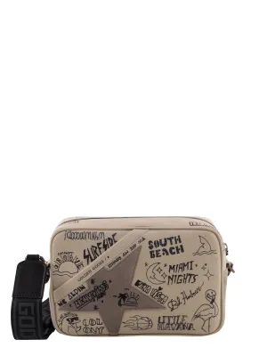 Golden Goose Deluxe Brand Graffiti Printed Zipped Crossbody Bag