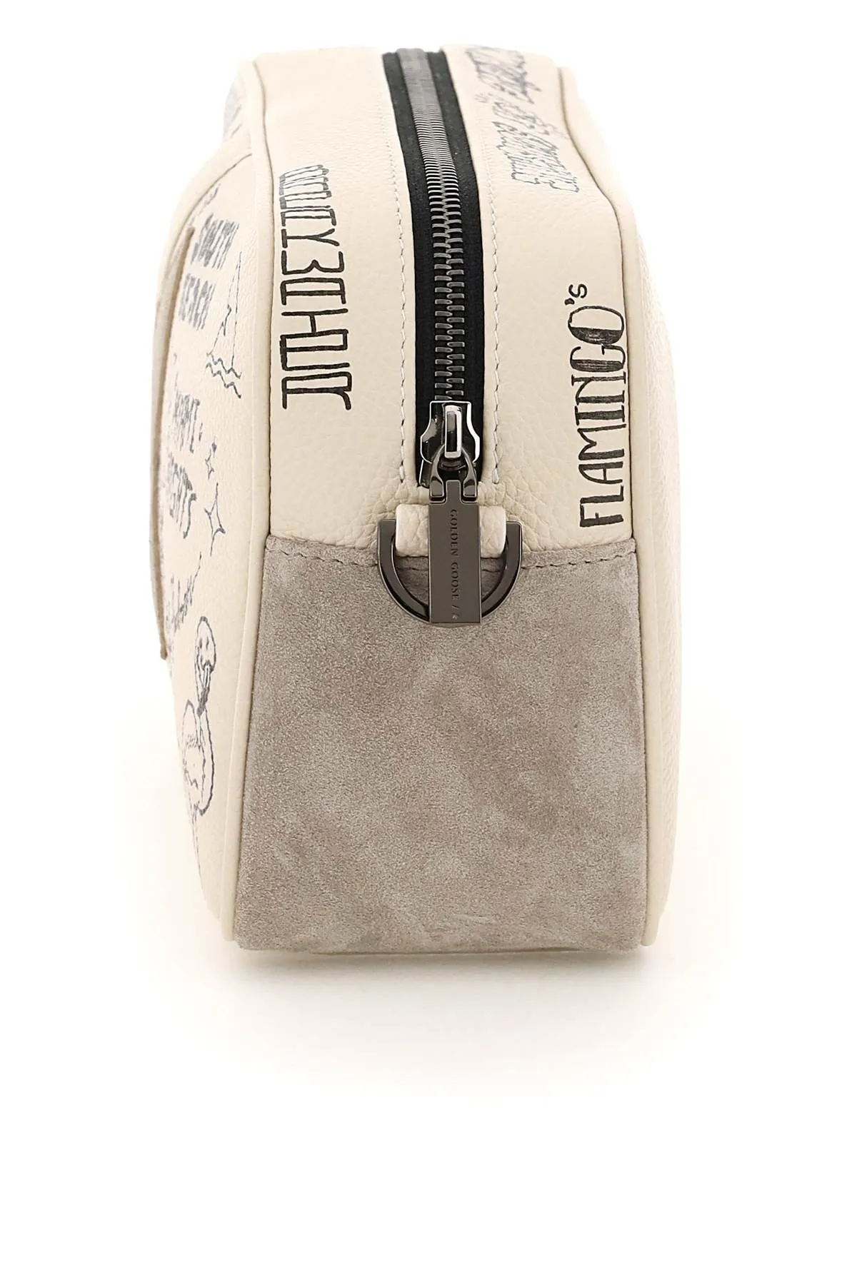 Golden Goose Deluxe Brand Graffiti Printed Zipped Crossbody Bag