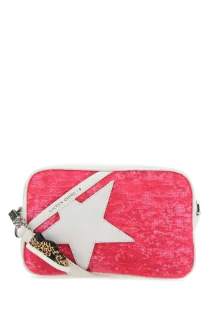 Golden Goose Deluxe Brand Star Sequinned Zipped Crossbody Bag