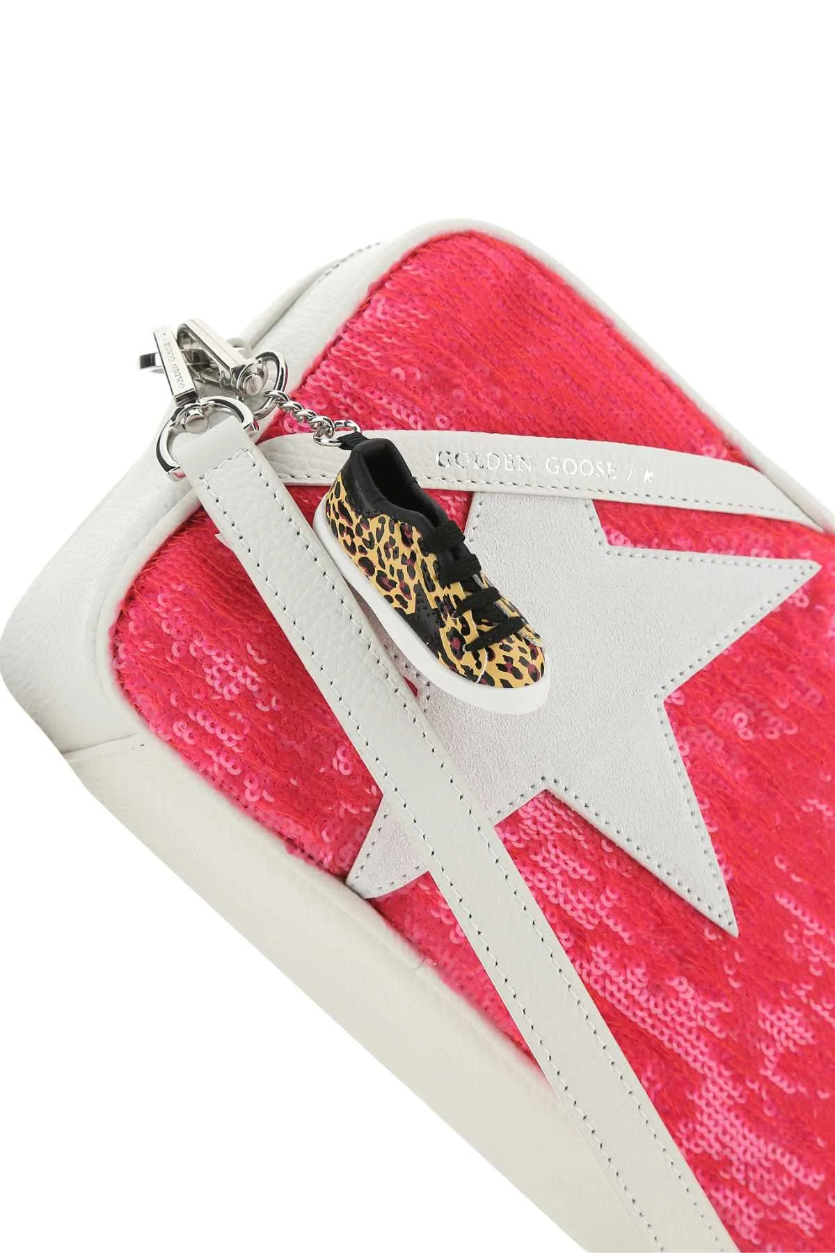 Golden Goose Deluxe Brand Star Sequinned Zipped Crossbody Bag