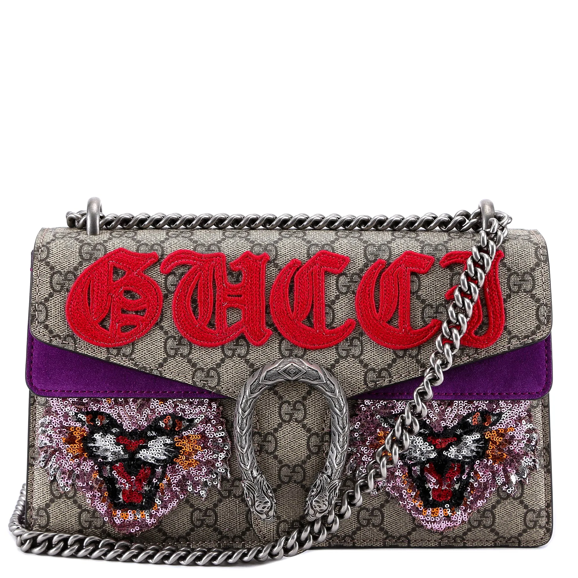 Gucci Dionysus GG Supreme Chain Strap Shoulder Bag