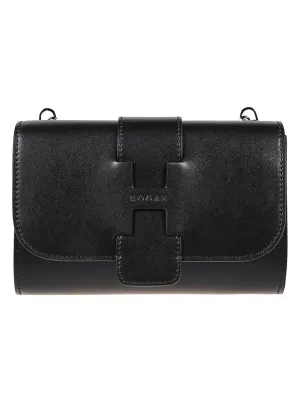 Hogan Logo Stamped Chained Small Crossbody Bag