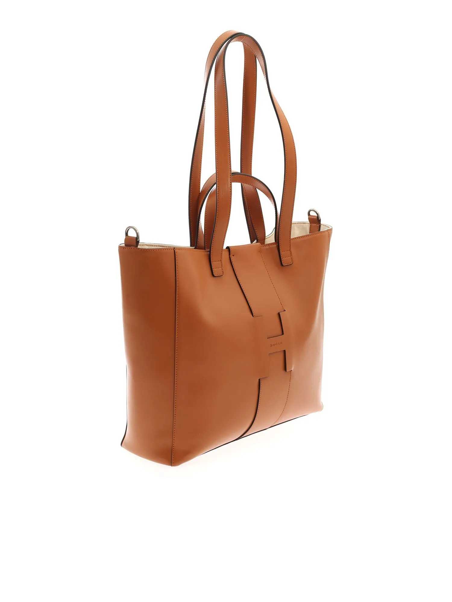 Hogan Logo Stamped Large Shopping Bag