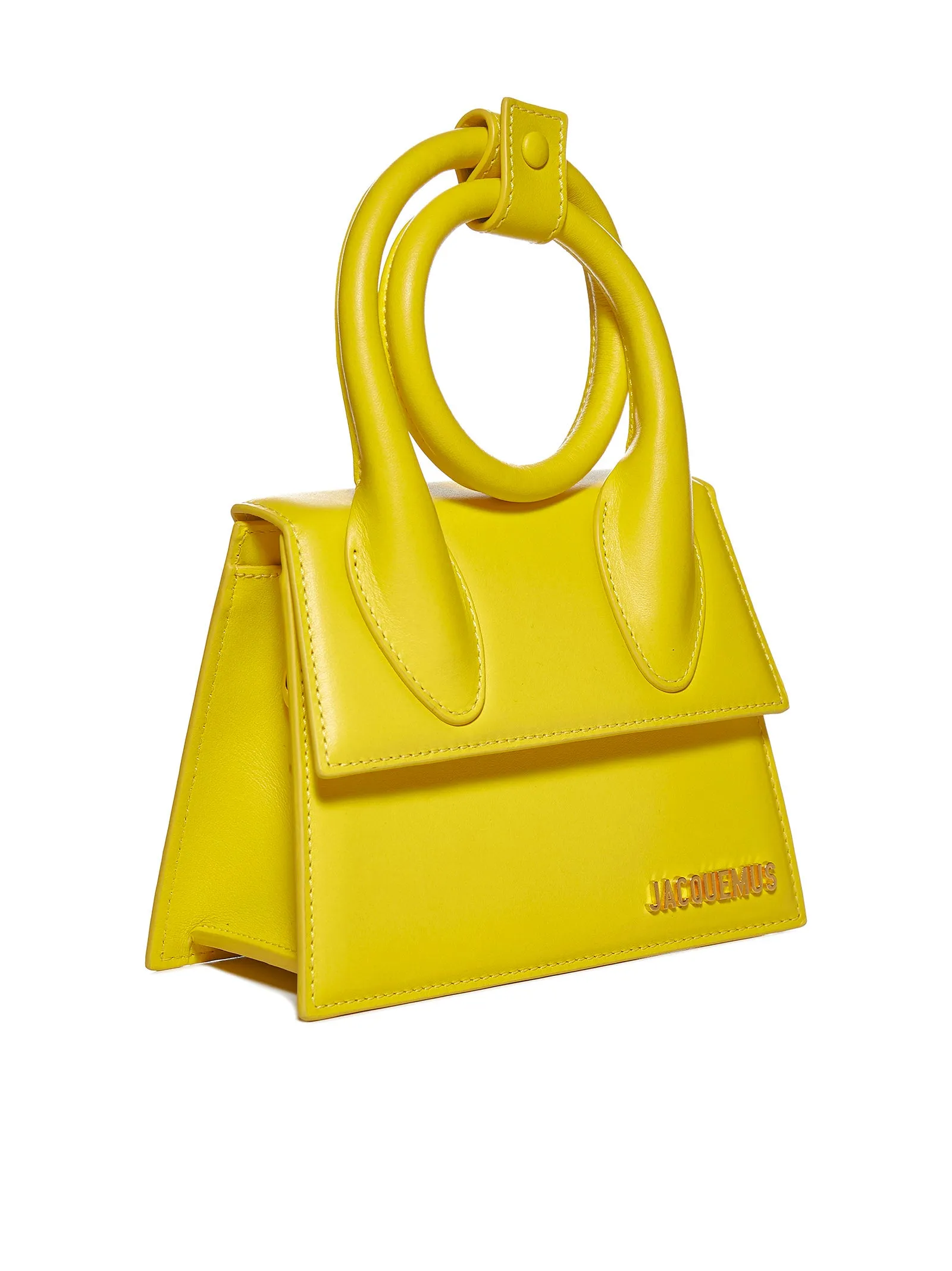 Jacquemus Le Chiquito Noeud Logo Lettering Tote Bag