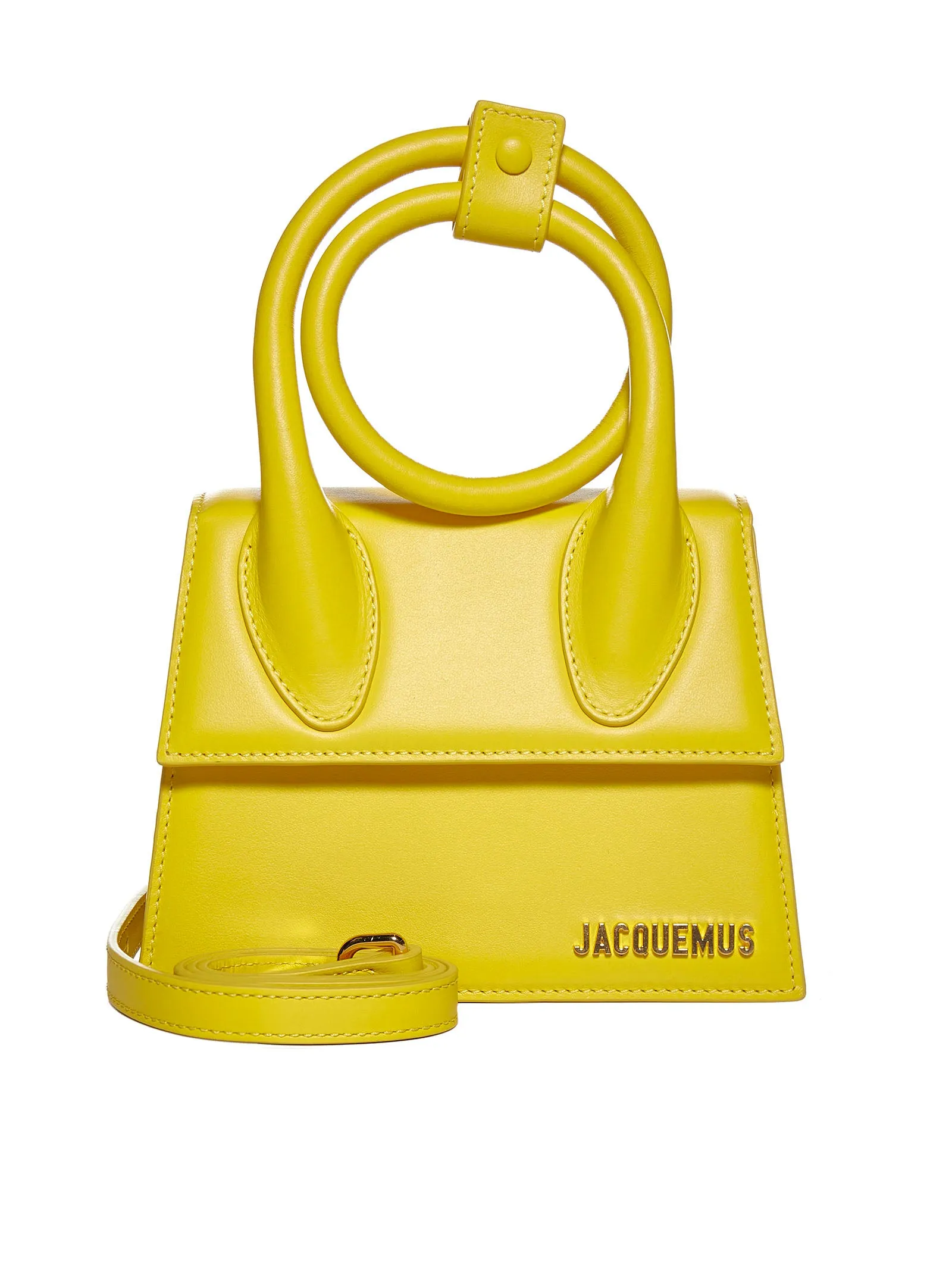 Jacquemus Le Chiquito Noeud Logo Lettering Tote Bag