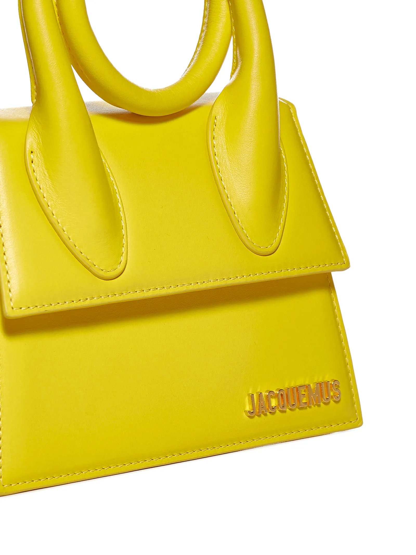 Jacquemus Le Chiquito Noeud Logo Lettering Tote Bag
