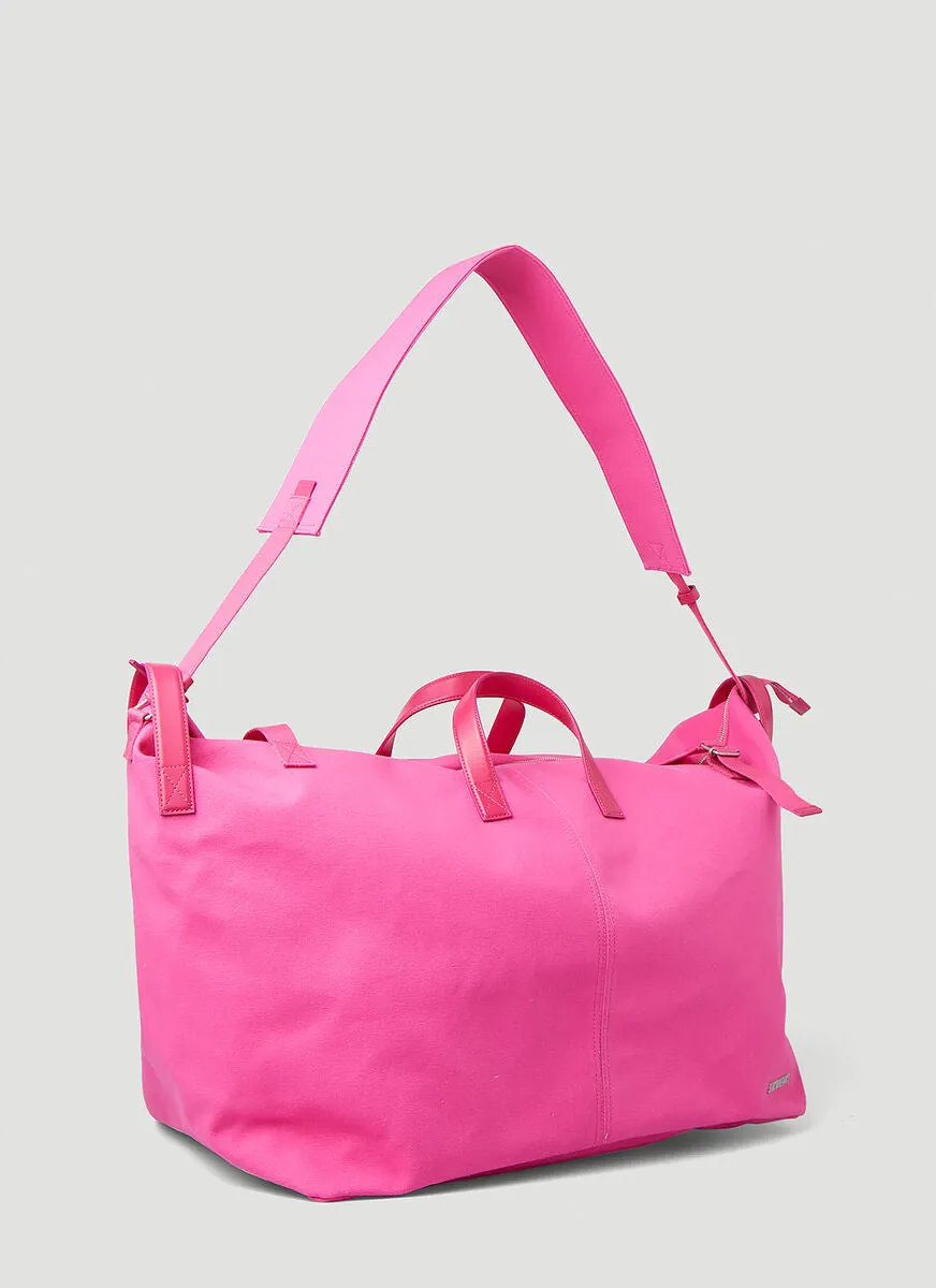 Jacquemus Logo Lettering Weekender Bag