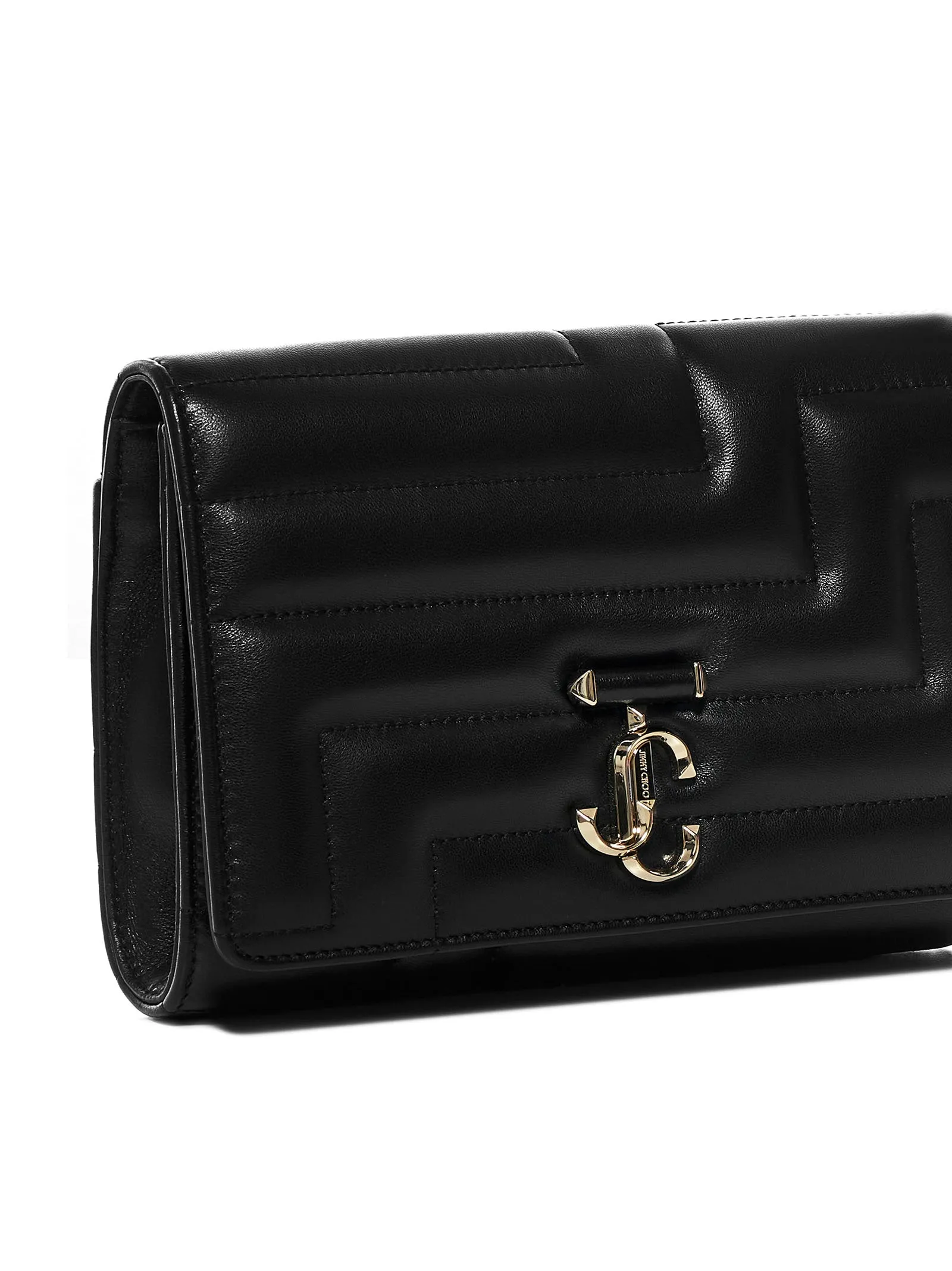 Jimmy Choo Logo Plaque Chained Shoulder Bag