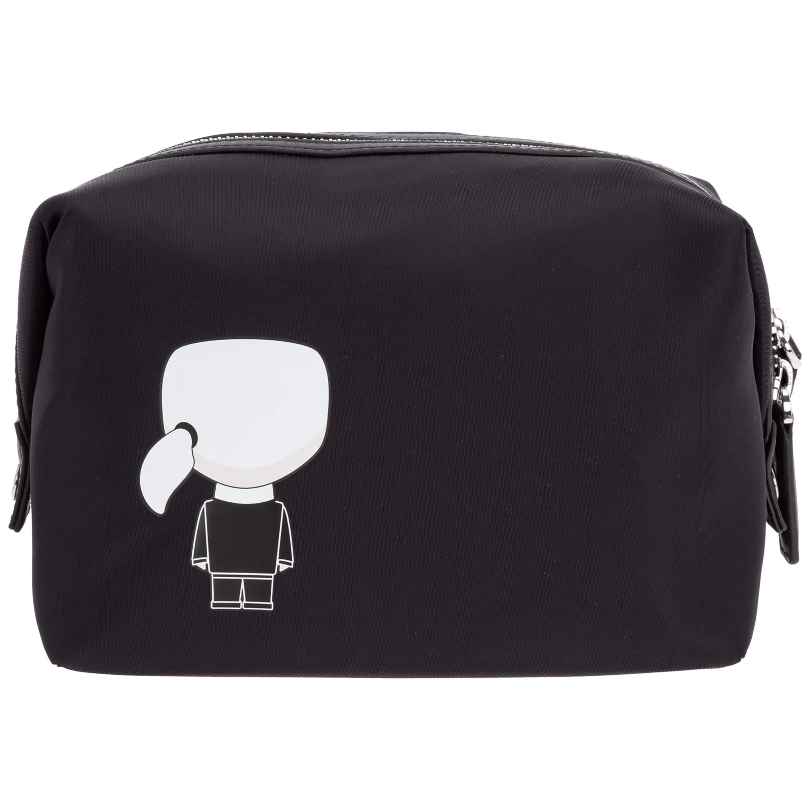 Karl Lagerfeld K/Ikonik Logo Print Travel Case