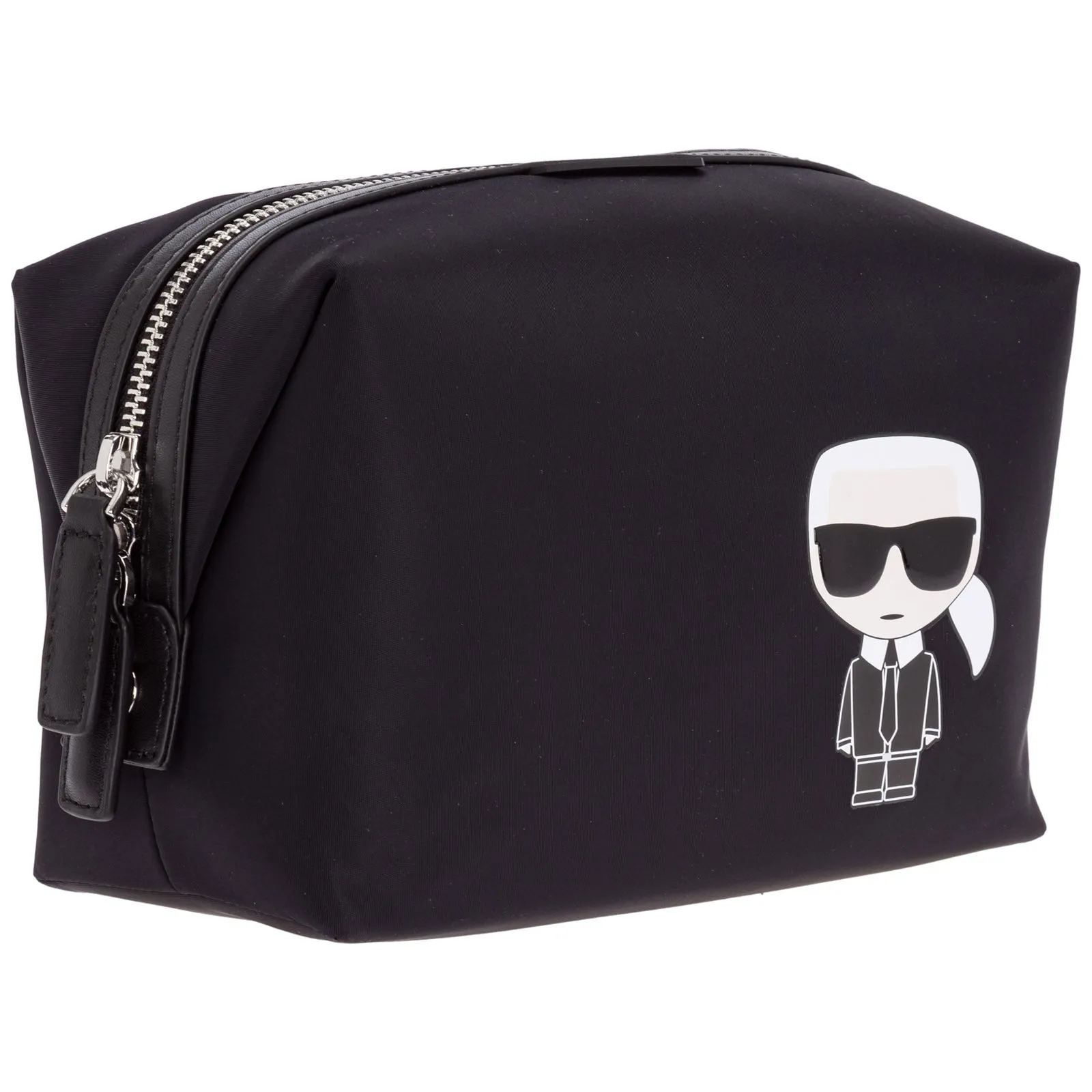 Karl Lagerfeld K/Ikonik Logo Print Travel Case