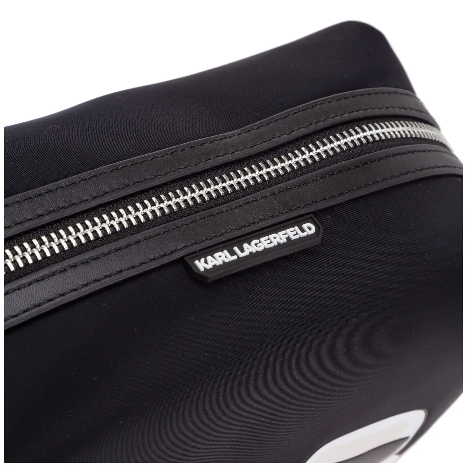 Karl Lagerfeld K/Ikonik Logo Print Travel Case