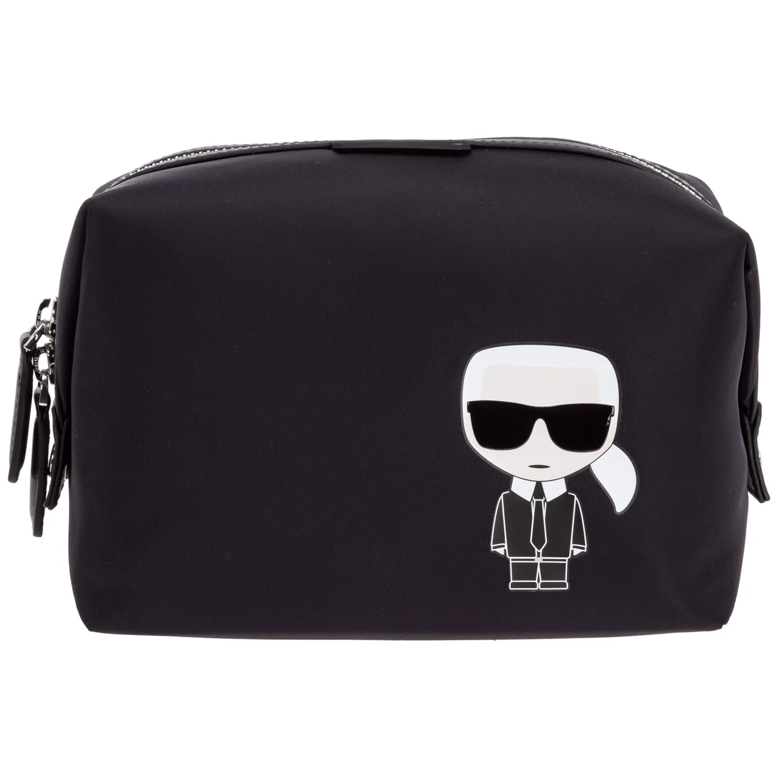 Karl Lagerfeld K/Ikonik Logo Print Travel Case