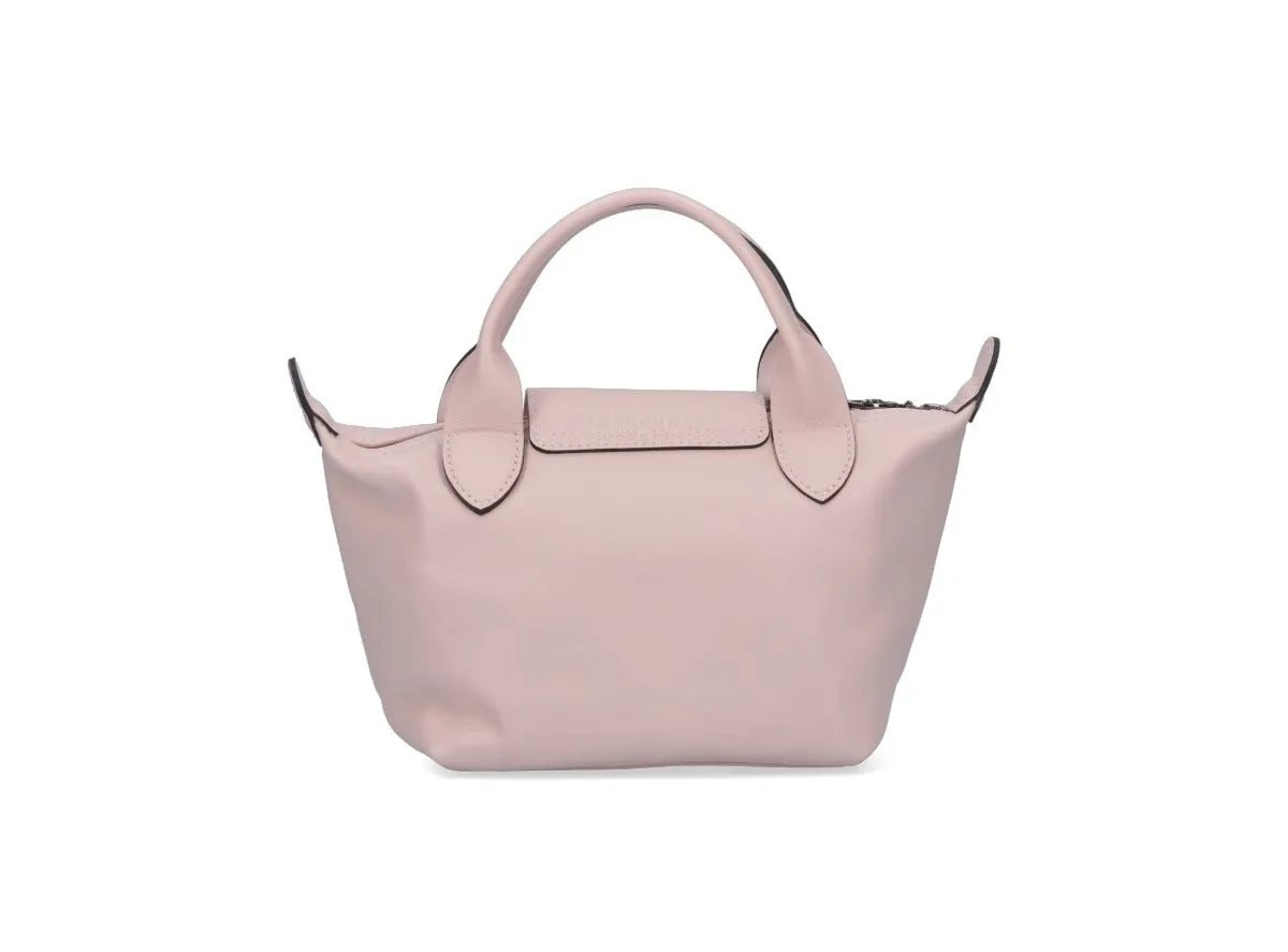 Longchamp Le Pliage Cuir Mini Tote Bag