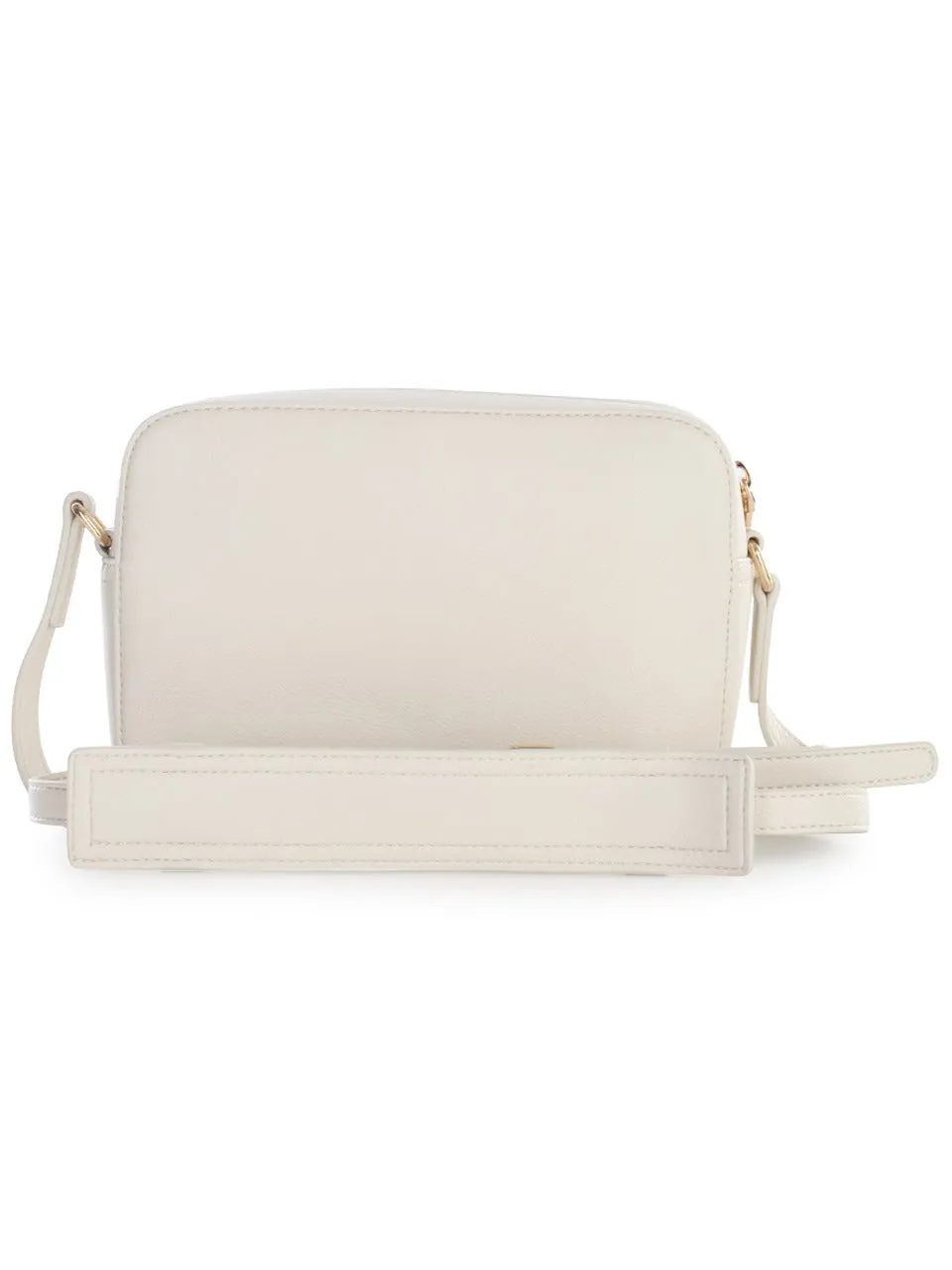 Love Moschino Logo Embossed Zipped Crossbody Bag