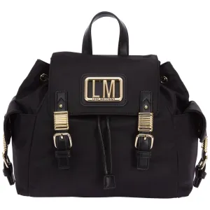 Love Moschino Logo Plaque Backpack