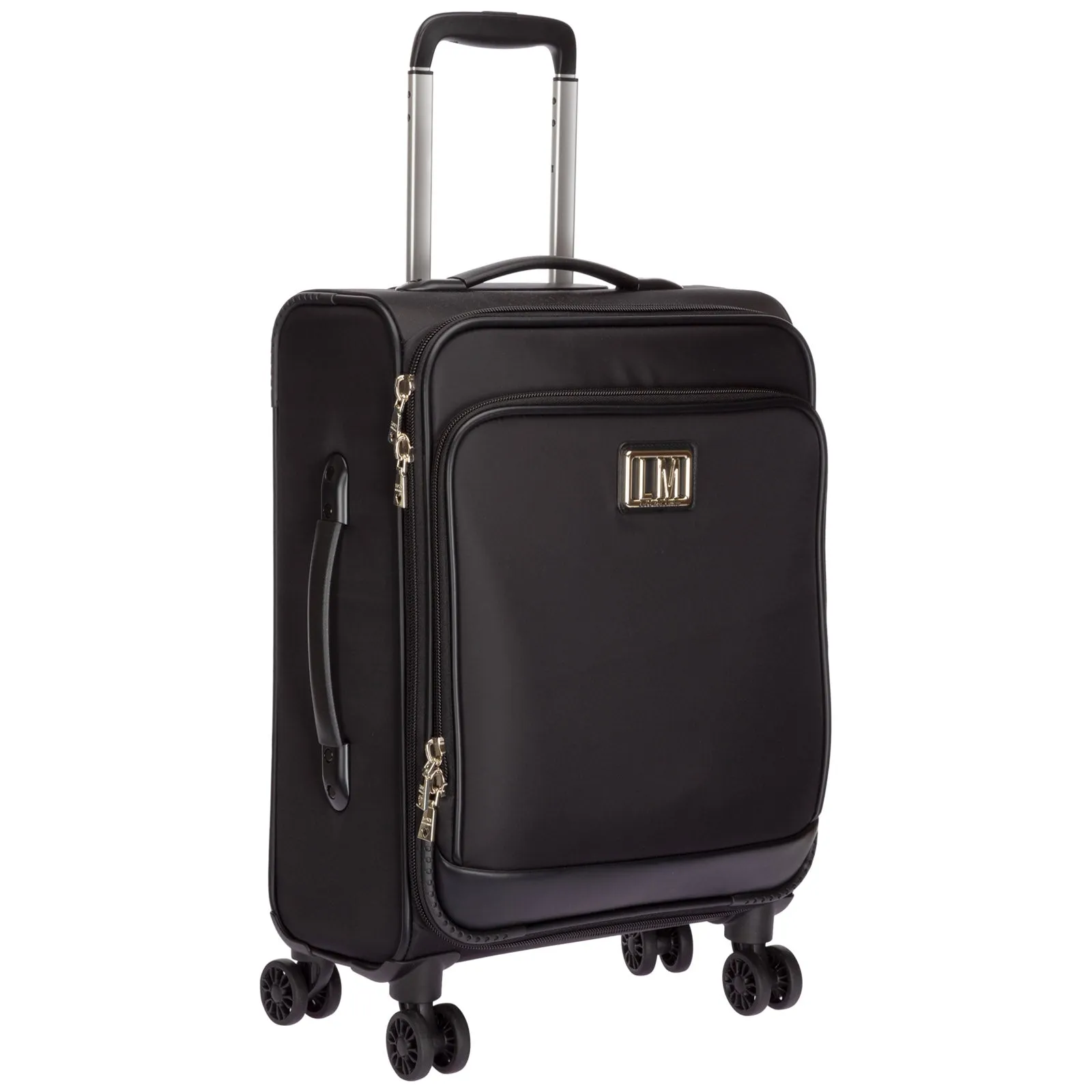 Love Moschino Logo Plaque Zipped Suitcase