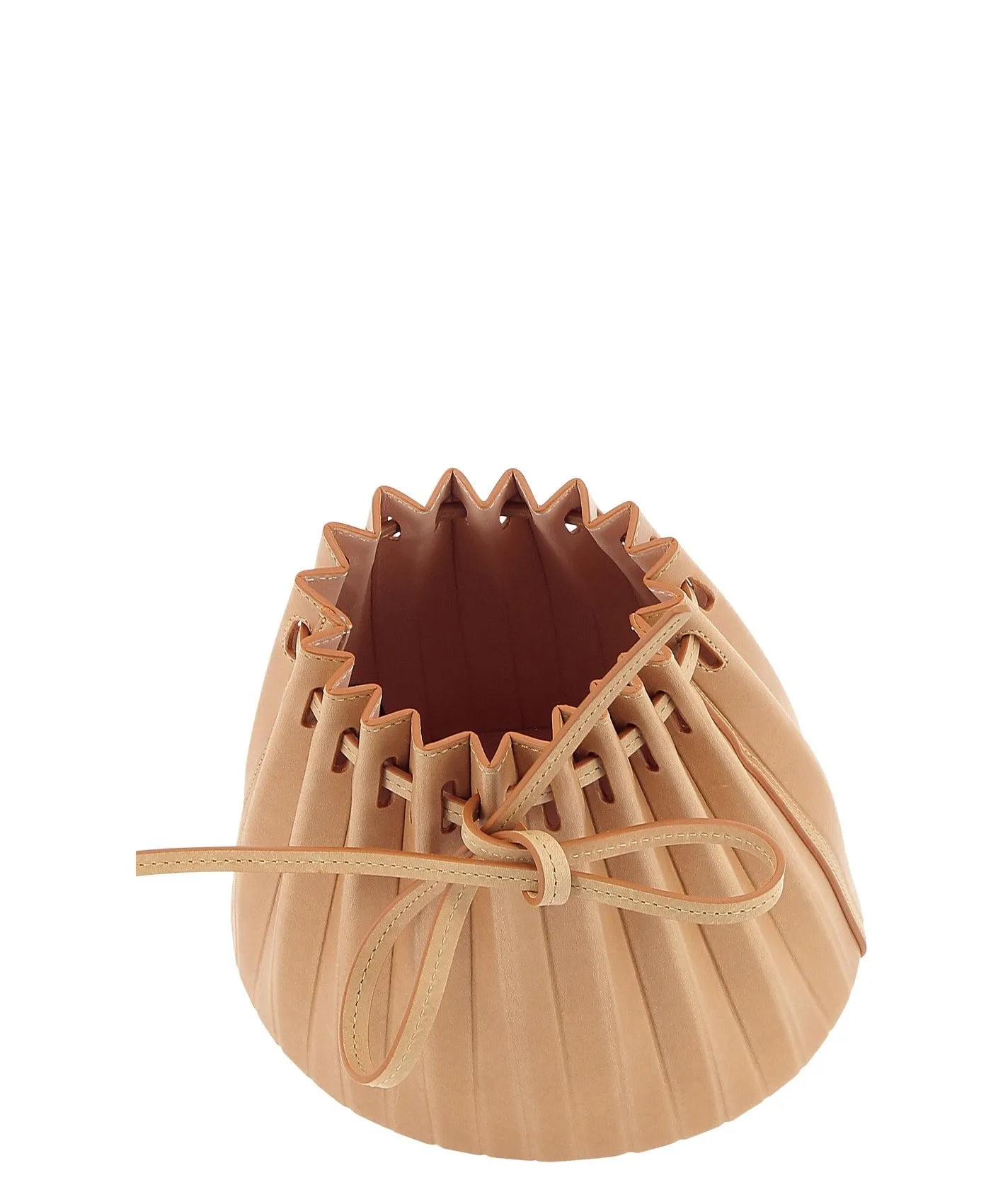 Mansur Gavriel Drawstring Pleated Mini Bucket Bag