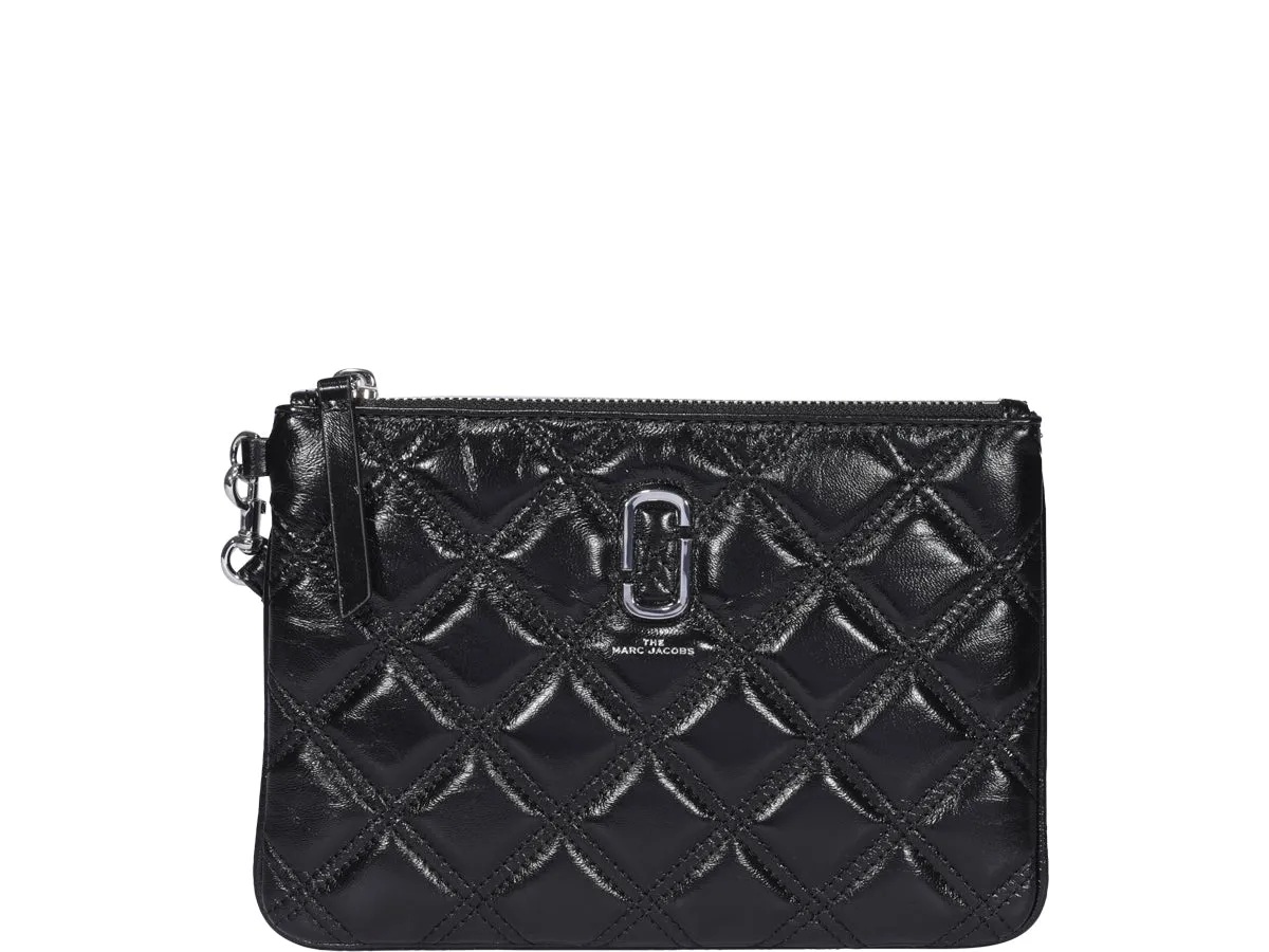 Marc Jacobs The Quilted Softshot Wristlet Pouch