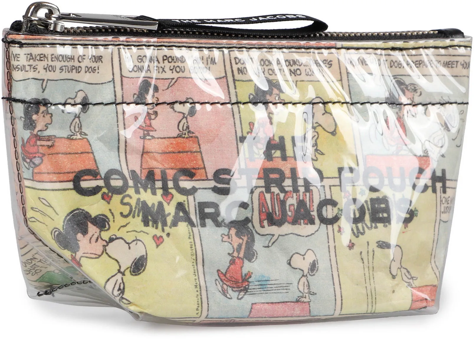 Marc Jacobs X Peanuts Logo Print Pouch