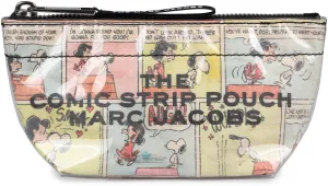 Marc Jacobs X Peanuts Logo Print Pouch