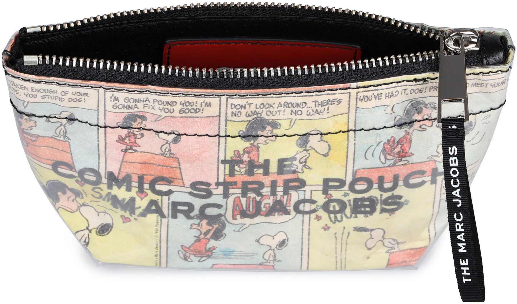Marc Jacobs X Peanuts Logo Print Pouch