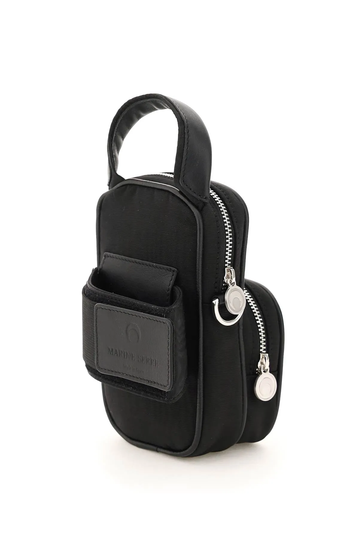 Marine Serre Logo Lettering Chain Linked Crossbody Bag