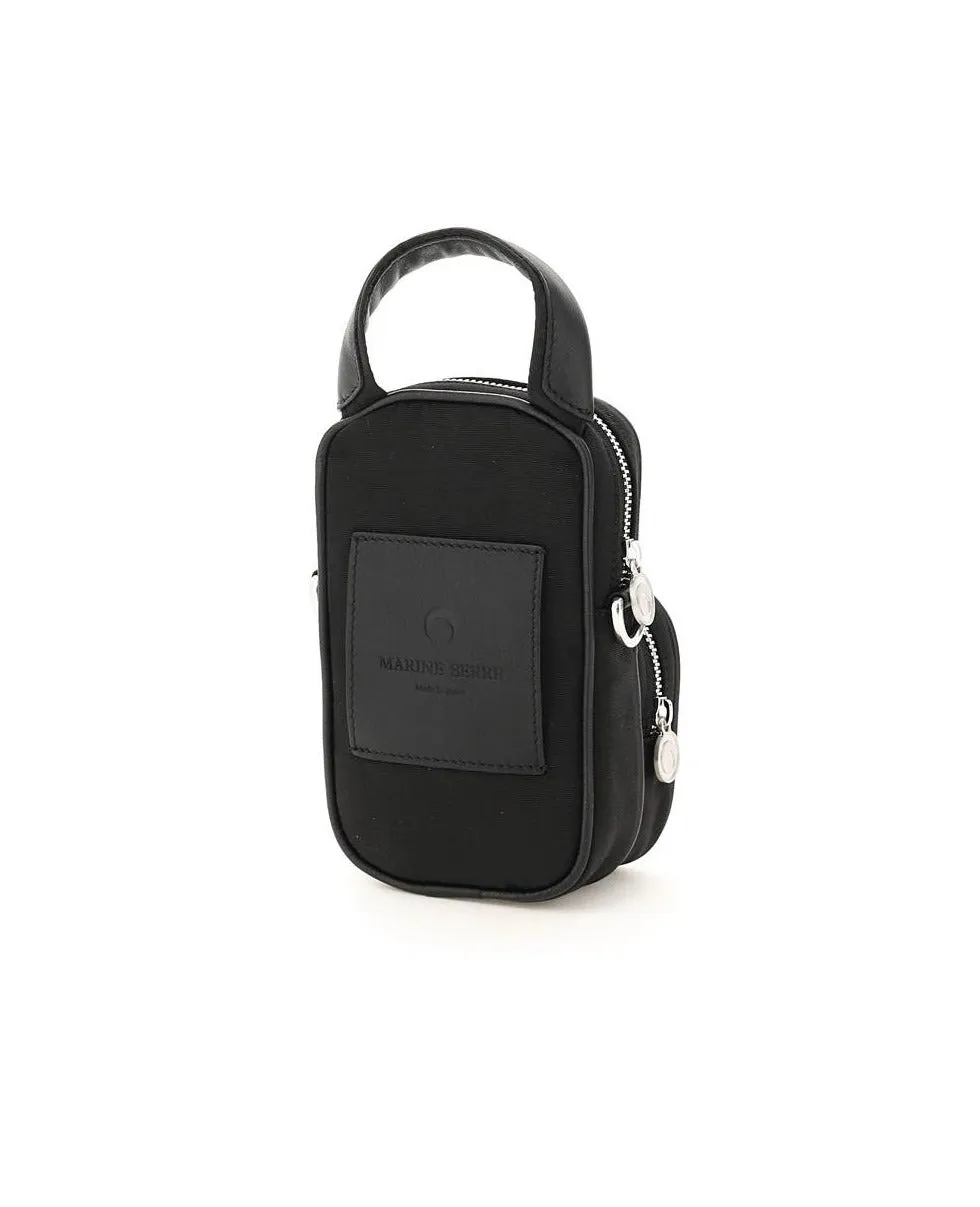 Marine Serre Logo Lettering Chain Linked Crossbody Bag
