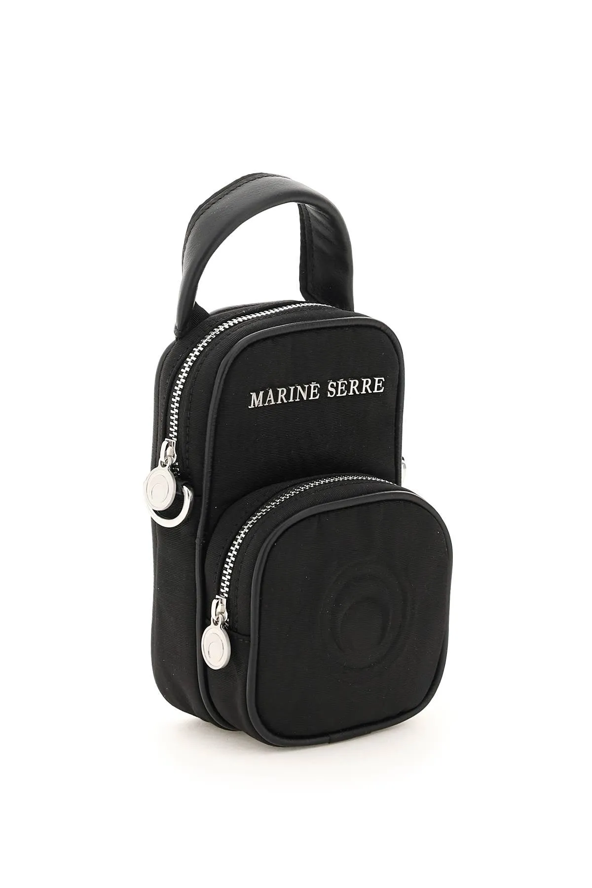 Marine Serre Logo Lettering Chain Linked Crossbody Bag