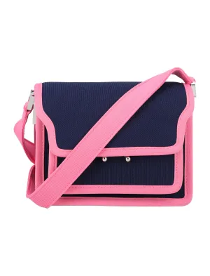 Marni Foldover Trunk Knit Mini Shoulder Bag