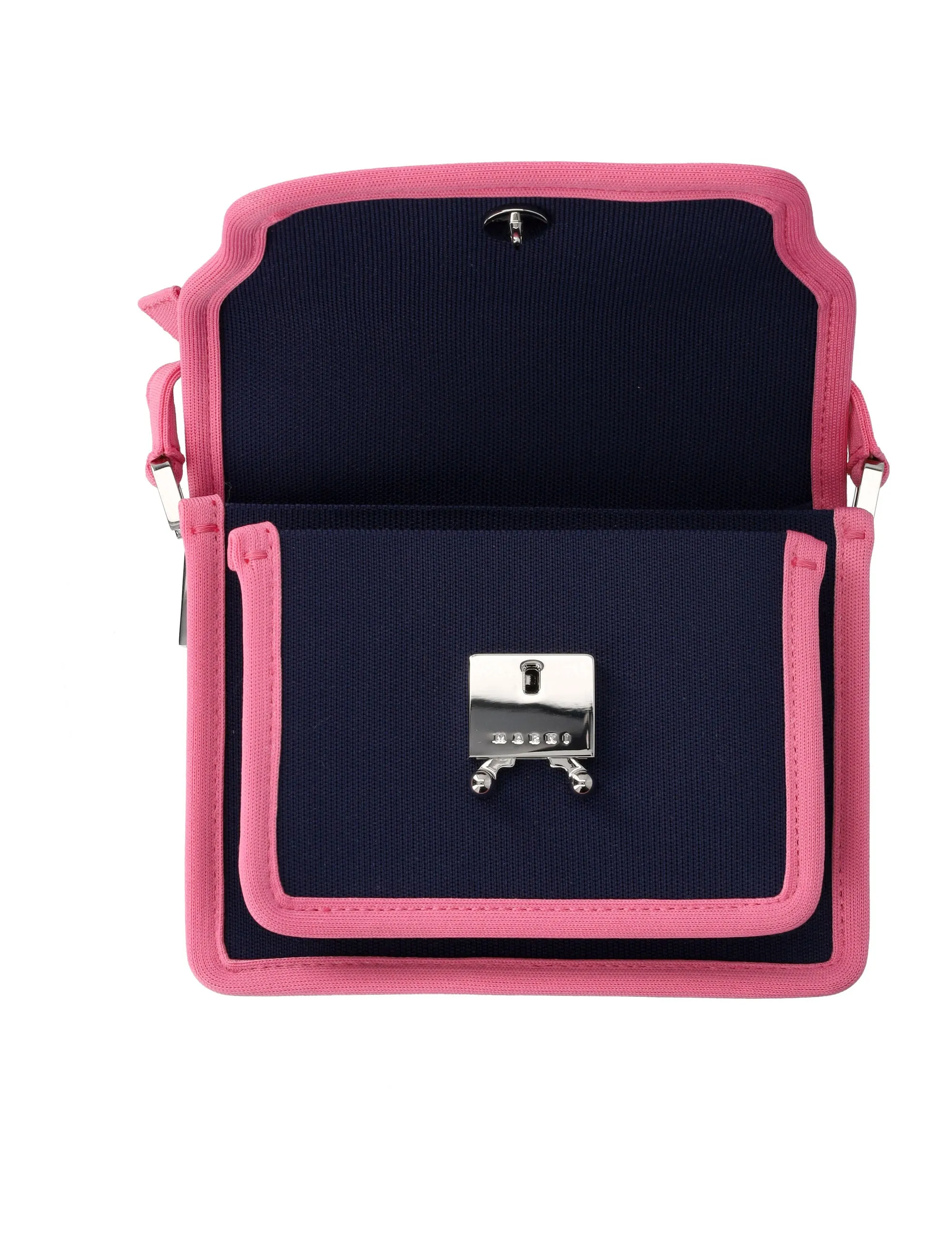 Marni Foldover Trunk Knit Mini Shoulder Bag