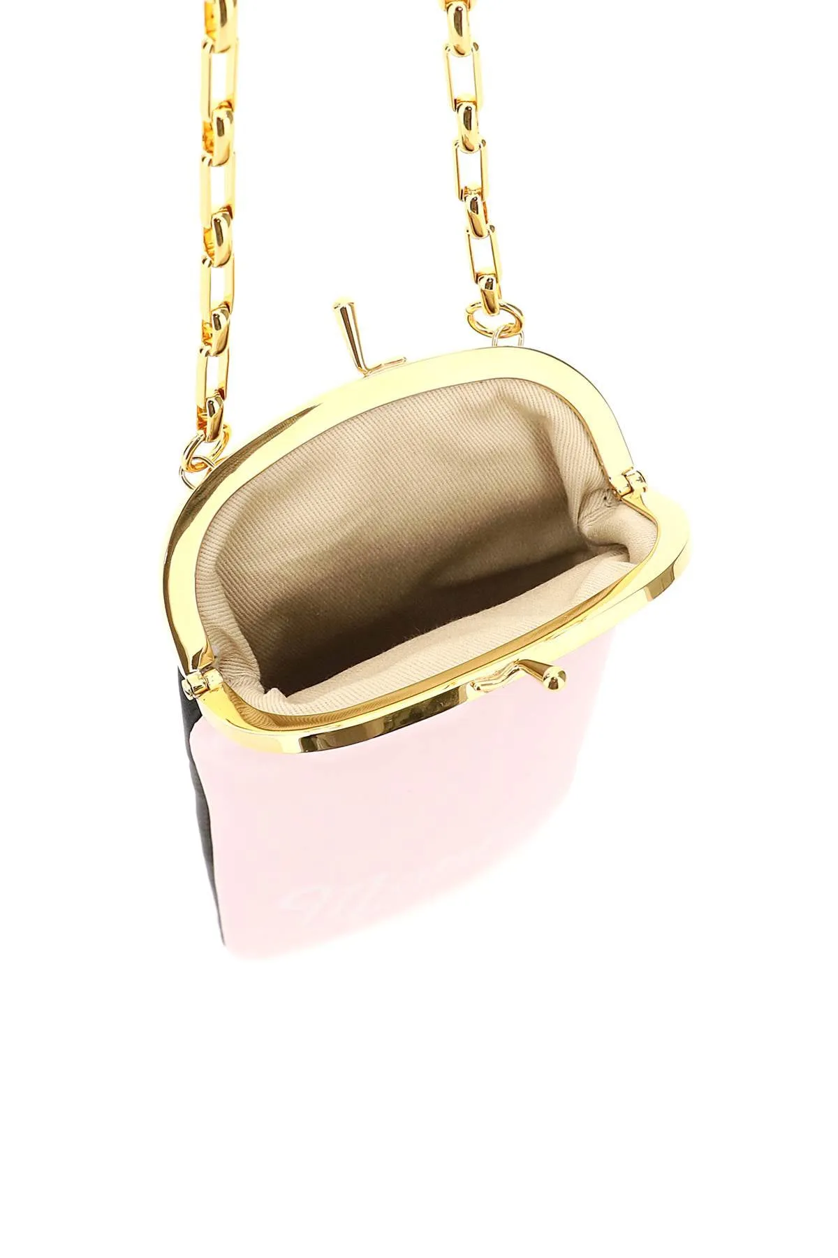 Marni Logo Printed Chained Crossbody Bag