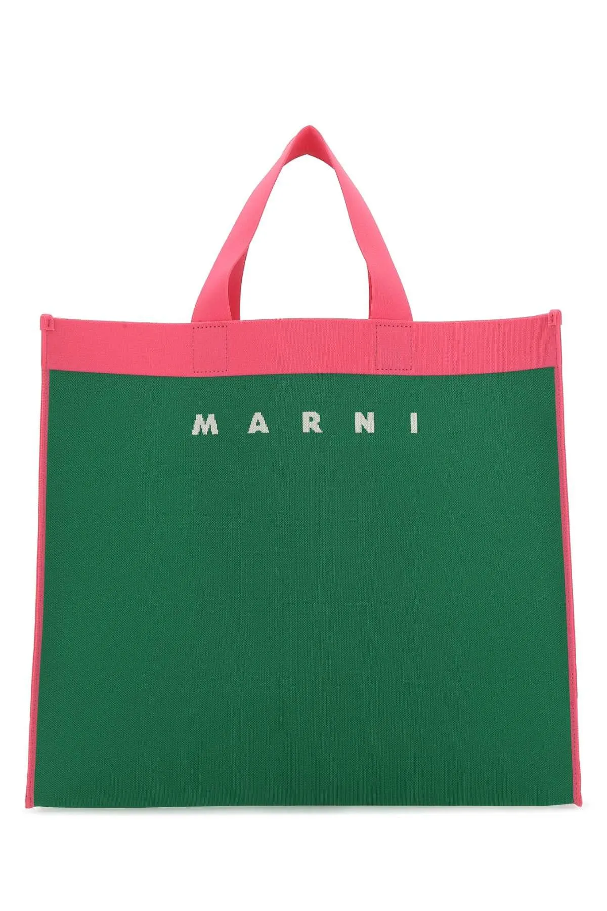 Marni Logo Printed Top Handle Tote Bag