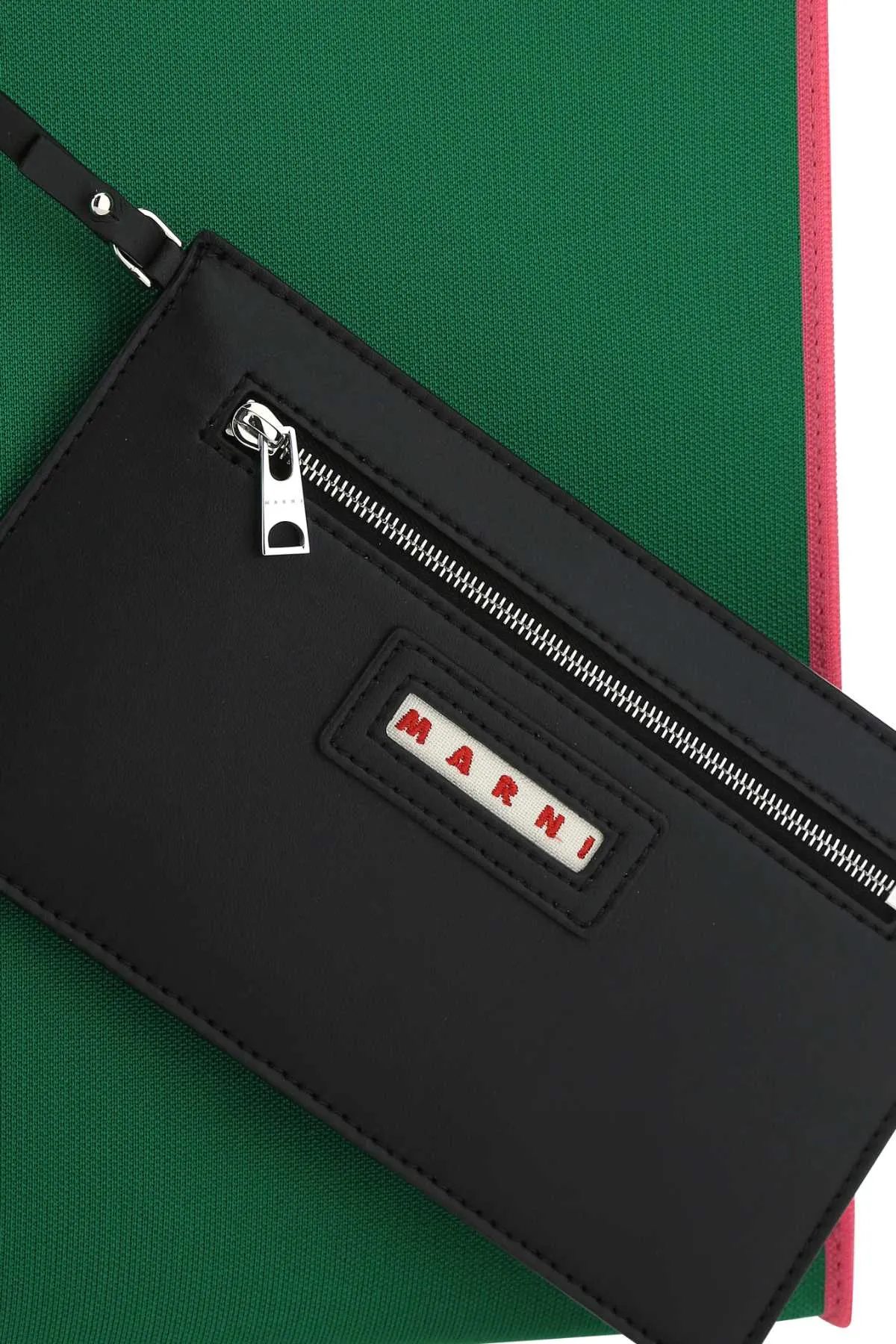 Marni Logo Printed Top Handle Tote Bag
