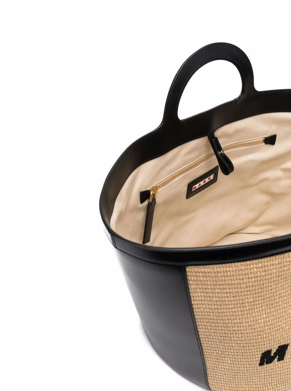 Marni Logo Top Handle Tote Bag