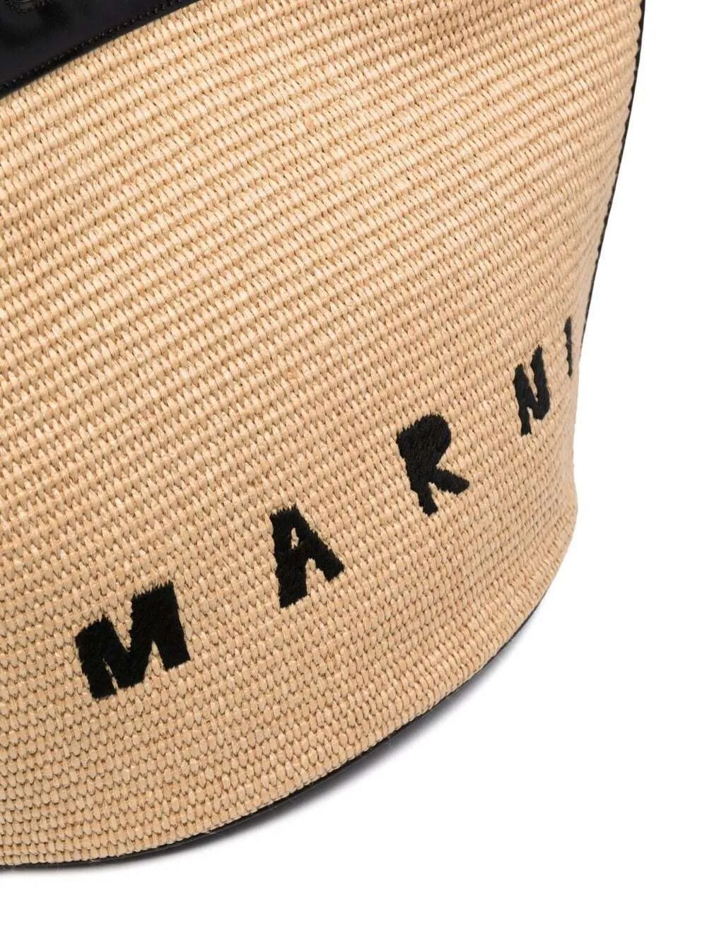 Marni Logo Top Handle Tote Bag