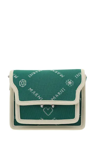 Marni Trunk Soft Marnigram Jacquard  Mini Crossbody Bag