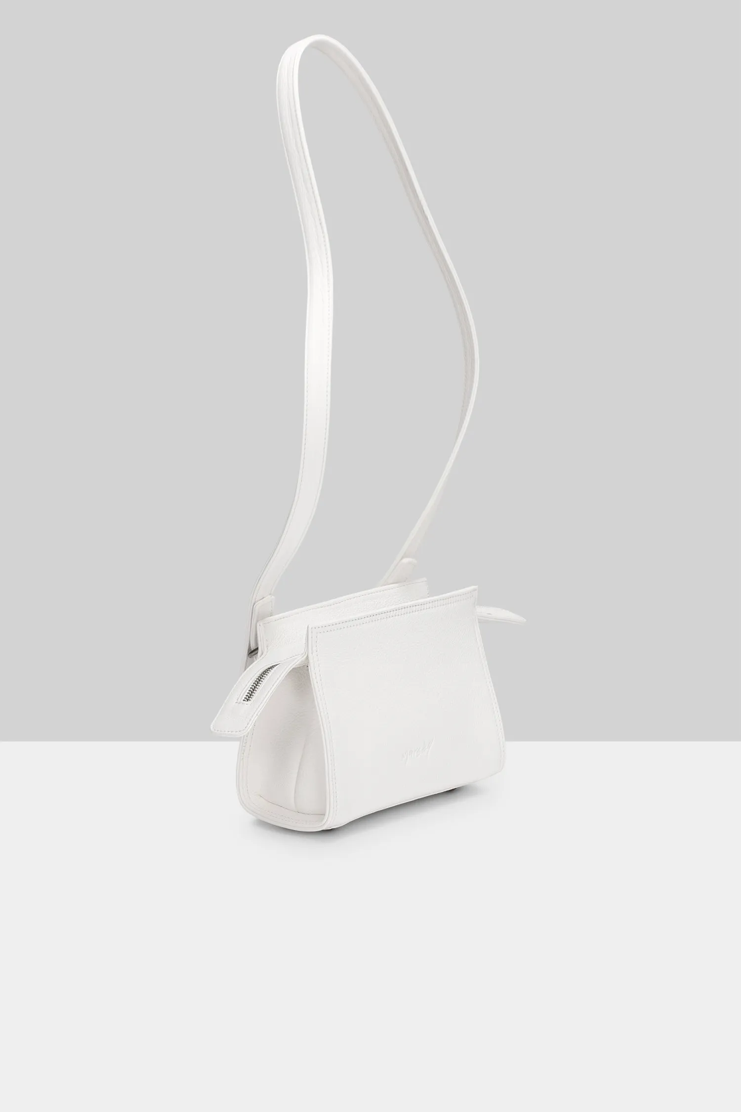 Marsll Curvina Logo Embossed Clutch Bag