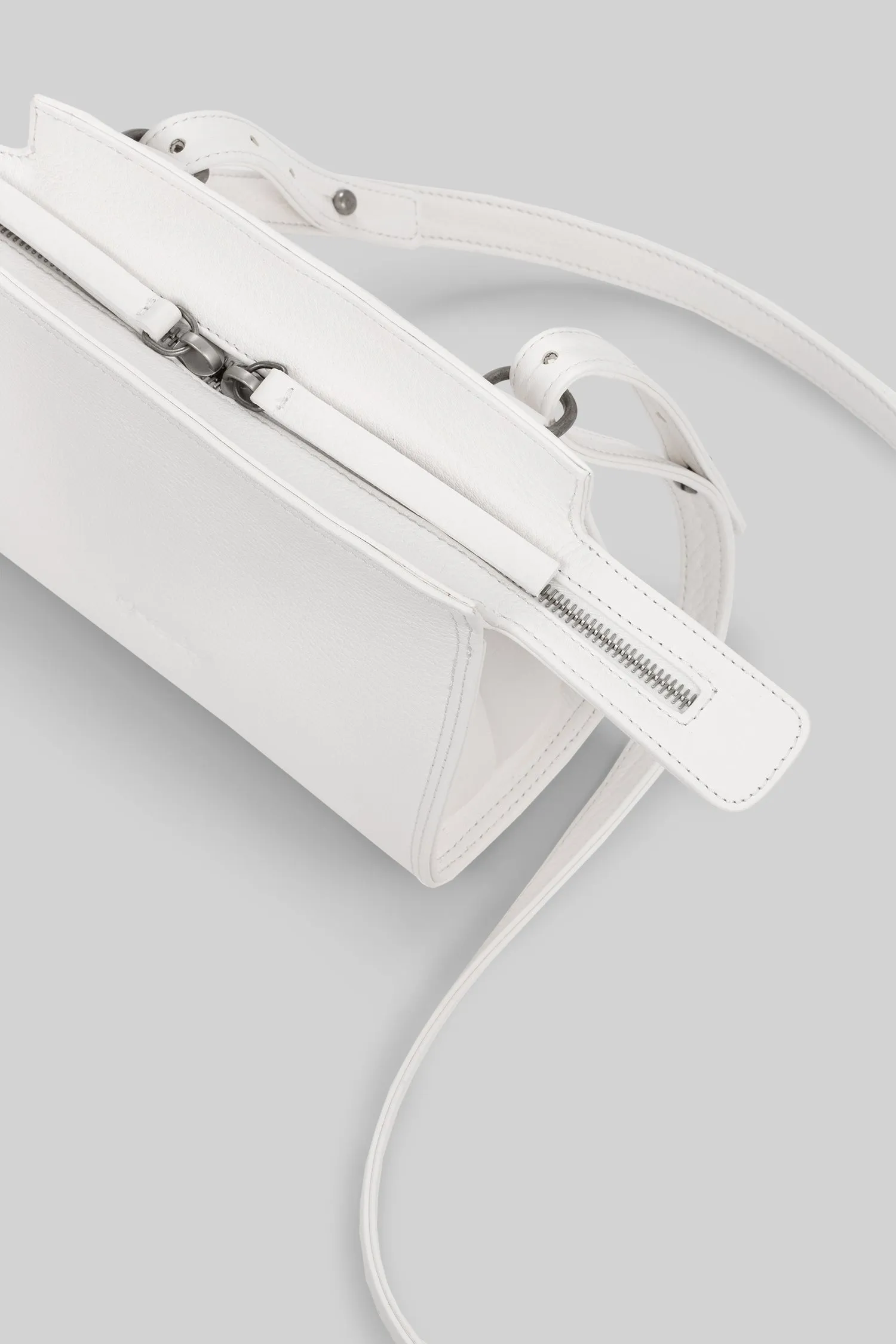Marsll Curvina Logo Embossed Clutch Bag