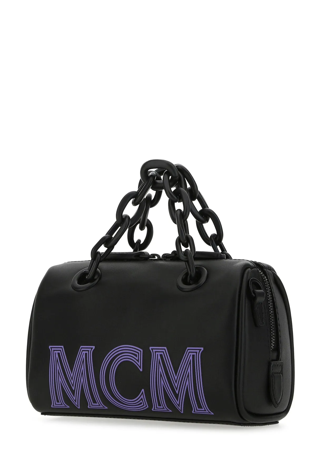 MCM Boston Logo Detailed Mini Crossbody Bag