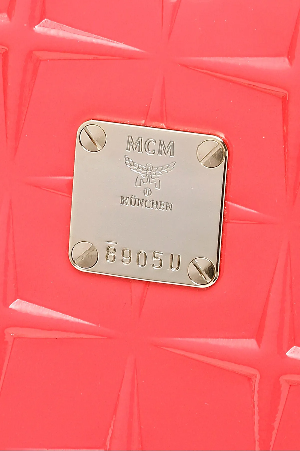MCM Heart Embossed Crossbody Bag