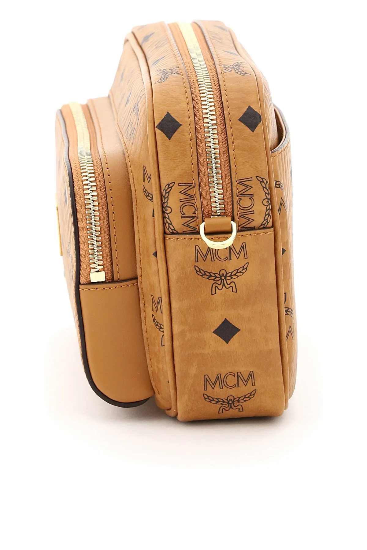 MCM Klassik Visetos Small Crossbody Bag
