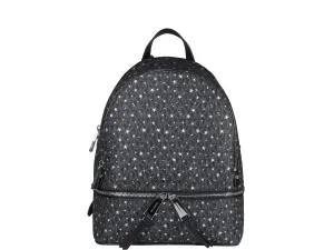 Michael Kors Logo Plaque Zip-Up Backpack