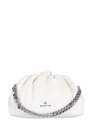 Michael Michael Kors Nola Logo Plaque Chain Clutch Bag