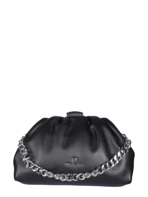 Michael Michael Kors Nola Logo Plaque Chain Clutch Bag