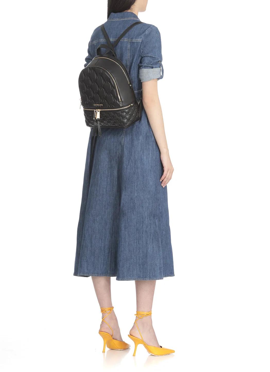 Michael Michael Kors Rhea Logo Debossed Backpack