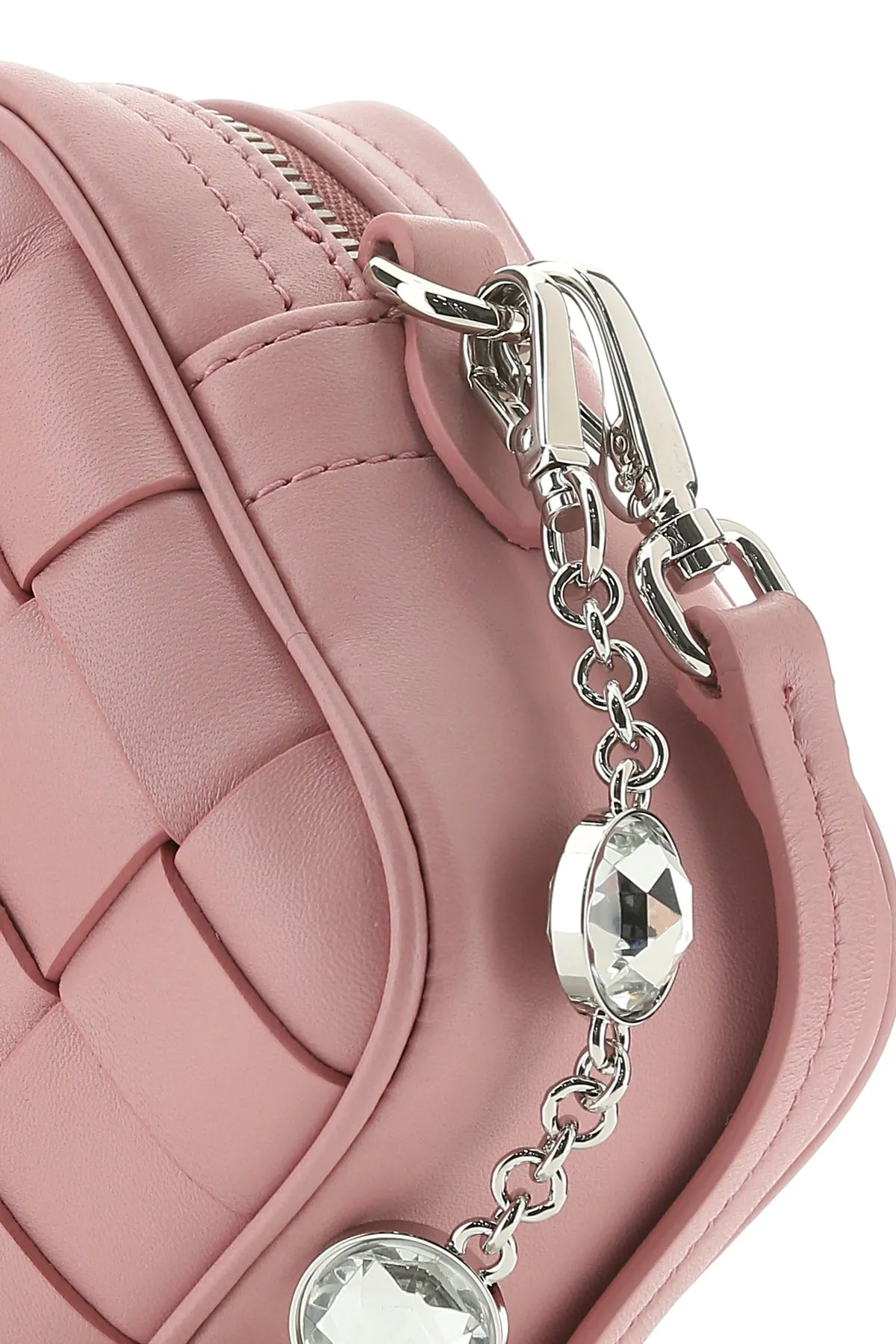 Miu Miu Woven Embellished Strap Crossbody Bag