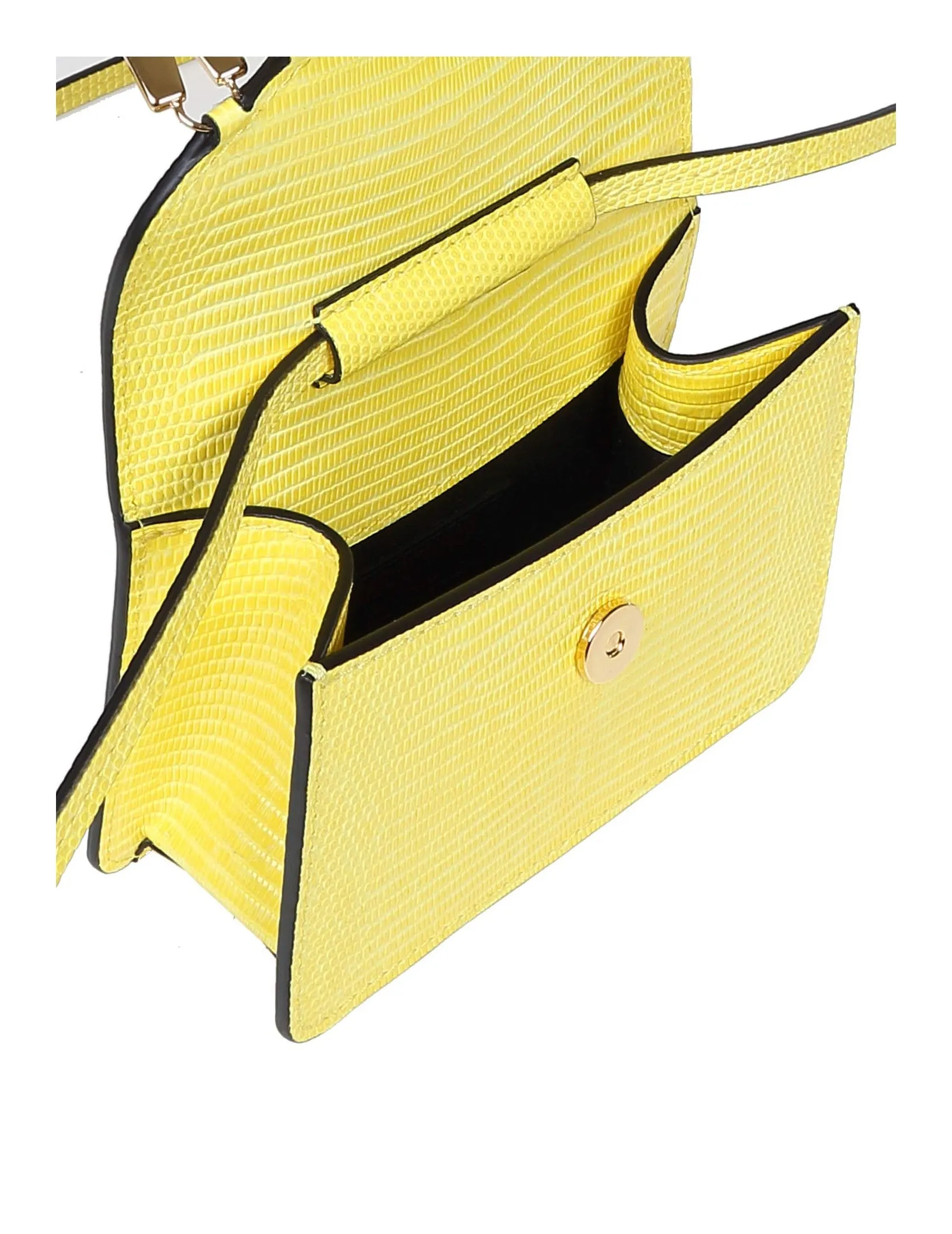 Moschino Logo Plaque Chained Mini Shoulder Bag