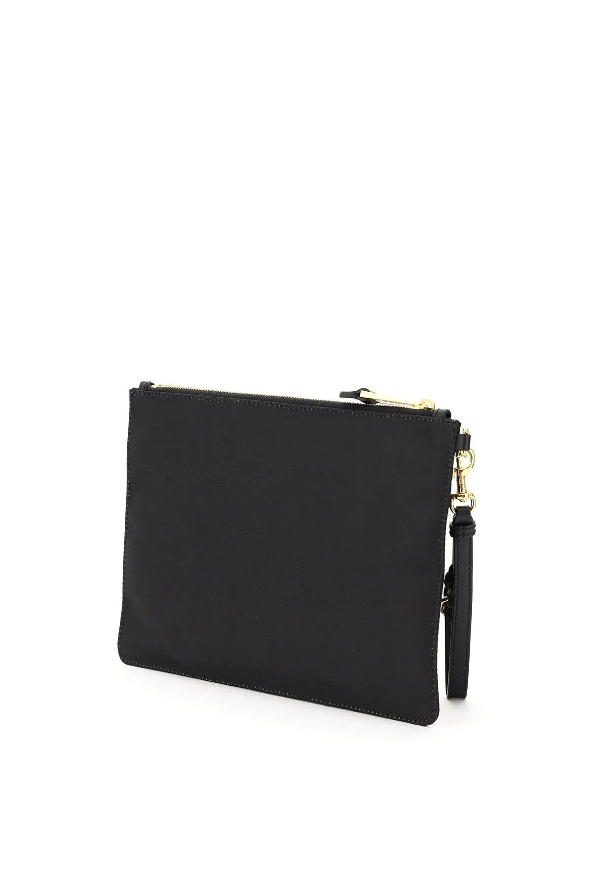 Moschino Teddy Print Zipped Clutch Bag